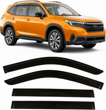For Subaru Forester 2025-2026 Smoke Tinted Window Visors Deflectors Rain Guards picture