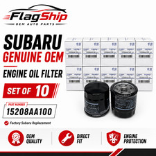 Set x 10 OEM Genuine Subaru Engine Oil Filter 15208AA100 Set of 10 picture