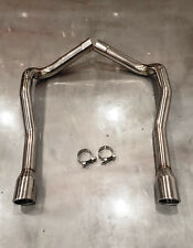  2003-2008 FOR JAGUAR S-TYPE AFTERMARKET EXHAUST REAR PIPES + TIPS picture