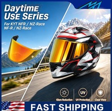 For KYT NFR NF-R / NZ-Race Helmet Visor Replacement TTinted & Spectra Mirror picture