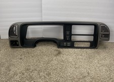 95-99 CHEVY GMC TRUCK SILVERADO CK Cluster Gauge Speedo Dash Bezel GRAY picture