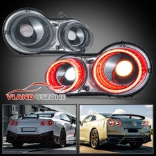 LED Tail Lights For 2008-25 Nissan GT-R R35 Upgrade Smoke Rear Lamps w/Animation picture