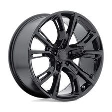 17x8 Performance Replicas PR137 Gloss Black Wheels 5x5 (34mm) Set of 4 picture