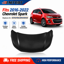 New Front Hood Panel Black #42752789 GM1230433 Fits 2016-2022 Chevrolet Spark picture