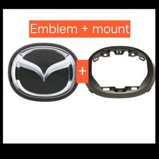 MAZDA Genuine MAZDA 3 2019-2023 Front Radar Emblem & Grille Bracket Set OEM picture