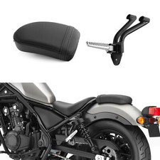 Rear Passenger Pillion Seat & Footpegs For Honda Rebel CMX300 CMX500 17-26 Black picture
