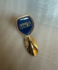 HKS GOLD HOOD EMBLEM ORNAMENT RARE FOR CEDRIC GLORIA PATROL CROWN 80s JDM BADGE picture