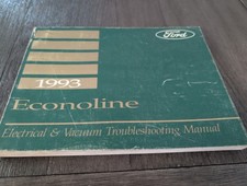 1993 Ford Econoline Electrical And Vacuum Troubleshooting Manual picture