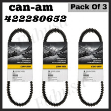 3 Pack Genuine Can-Am 422280652 OEM Clutch Drive Belts for Maverick X3 Turbo RR picture