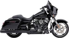 Cobra Powr-Flo 2:1 Black Exhaust Harley Touring Road Glide Street Glide 17-22 picture