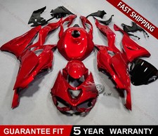 Candy Red ABS Fairings w/ Tank Cover For Kawasaki Ninja 2024-2027 ZX6R Bodywork picture