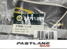 2025 Lotus Elise Exige Windscreen Decal - Lotus Sport A128B0093F OEM picture