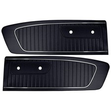 TMI Door Panel Standard Black Pair Mustang 1965 picture