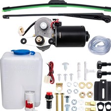 Electric , Universal Windshield Wiper Motor Kit, 12V Electric Windshield Wipe... picture