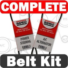 For Honda Pilot 2003-04 BANDO Drive Belt Set of 2 A/C Alternator Power Steering picture