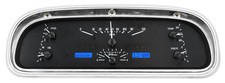 Dakota Digital 60-63 Ford Falcon Analog Gauge System Black Blue VHX-60F-FAL-K-B picture