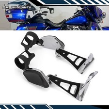 Passenger Arm Rests + Drink Holder For Harley Road King Electra Road Glide 14-25 picture