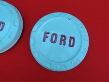 VINTAGE 1963 64 65 FORD VAN TRUCK ? PAIR DOG DISH HUBCAPS NOS OR RESTORED ??? picture