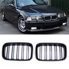 Front Kidney Grille Grill Gloss Black For BMW E36 318IS 325i M3 style 92-97 picture
