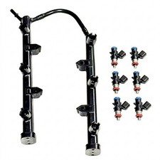 Fuel Rail + Injectors 53034198AC 5184085AD For 2011-21 Dodge Jeep Chrysler 3.6L picture