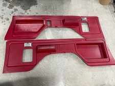 1980-1991 Ford Bronco rear Panels W/Ashtrays Both Sides OEM 80-91 Bright Red picture