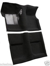 ACC 65-68 Ford Mustang Coupe BLACK Nylon Loop Molded Carpet Rug picture