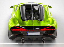 Bugatti Concept Car HyperCar SuperCar w/Orig. Rims/Wheels Custom 1:18SCALE MODEL picture