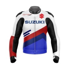 SUZUKI Custom motobike good quality leather jacket in good design picture