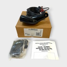 Lowrance LEI HS-WS-50DBK 50khz Transom Mount Skimmer Transducer *NEW* picture
