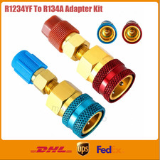 R1234YF To R134A Adapter Kit Quick Couplers Hi/Lo Side Conversion For Car A/C picture