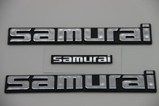 Fits Suzuki Samurai Side and Dash Emblem Badge Logo Set (3 Piece)  picture