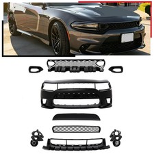 Front Bumper Cover Body Kit Fits for 2015-2023 Dodge Charger SRT Style picture