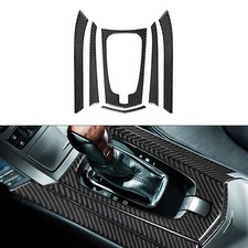 6X Gear Shift Frame Trim Strip Cover Carbon Fiber For CADILLAC CTS SPORT 2008-UP picture