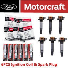 6PCS GENUINE Motorcraft Ignition Coil & Spark Plug For Ford F150 3.5L picture