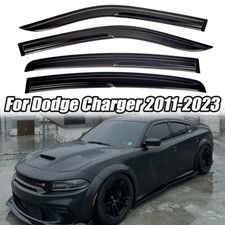 For Dodge Charger 11-2023 JDM Mugen Style Window Visor Rain Guard Vent Deflector picture