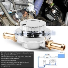 1-6 PSI Universal Adjustable Fuel Pressure Regulator Kit For Carburetor Engine picture