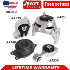 4pc Motor Mounts for 2007-17 Nissan Altima 2.5L Auto CVT A4339 A4340 A4350 A4353 picture