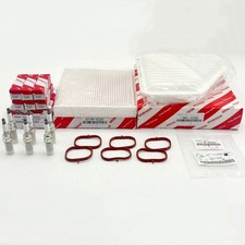 OEM FOR 2007-11 TOYOTA CAMRY 3.5L V6 TUNE UP KIT SPARK PLUGS AIR & CABIN FILTERS picture