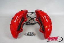 14-19 LR Range Rover Sport L494 Front Red Brembo Brake Calipers w/ Lines Pair OE picture