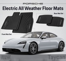 Genuine OEM Porsche 4 Piece All Weather Floor Mats for Taycan - 9J104480020OS5 picture