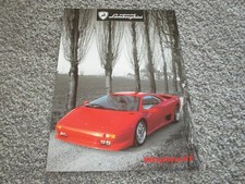 Rare 1993 Lamborghini Diablo VT Viscous Traction Coupe factory sales brochure picture