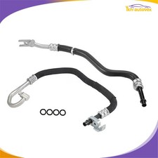 2pcs Inlet & Outlet 17222245358 Engine Oil Cooler Lines For BMW E90 E91 E92 335i picture