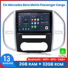 2+32GB Carplay Android 13 Car Radio GPS For Mercedes Benz Metris Passenger Cargo picture