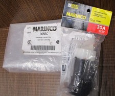 MARINCO 305BC Connector HSG 30A 125V w/3 Wire Locking Shore Power NEW  picture
