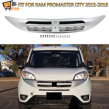 Silver & Black Front Bumper Upper Grille Grill For Ram ProMaster City 2015-2018 picture