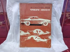 1963 Volvo 1800S Instruction Book English Edition Owners Manual OEM Sweden Rare picture