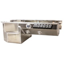 Moroso 20485 Oil Pan, BBC Mark Iv Double Power Kickouts, 8in picture