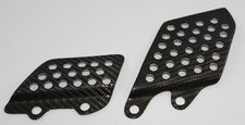 2000-2006 Kawasaki Ninja ZX-12R Heel Plates - 100% Carbon Fiber picture