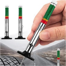 2PCS Car Tire Tread Depth Gauge Kit, Tire Thread Depth Meter Tool Color Coded picture