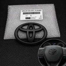 Toyota Black Steering Wheel Emblem Overlay Cover Camry Tundra Tacoma 4Runner picture